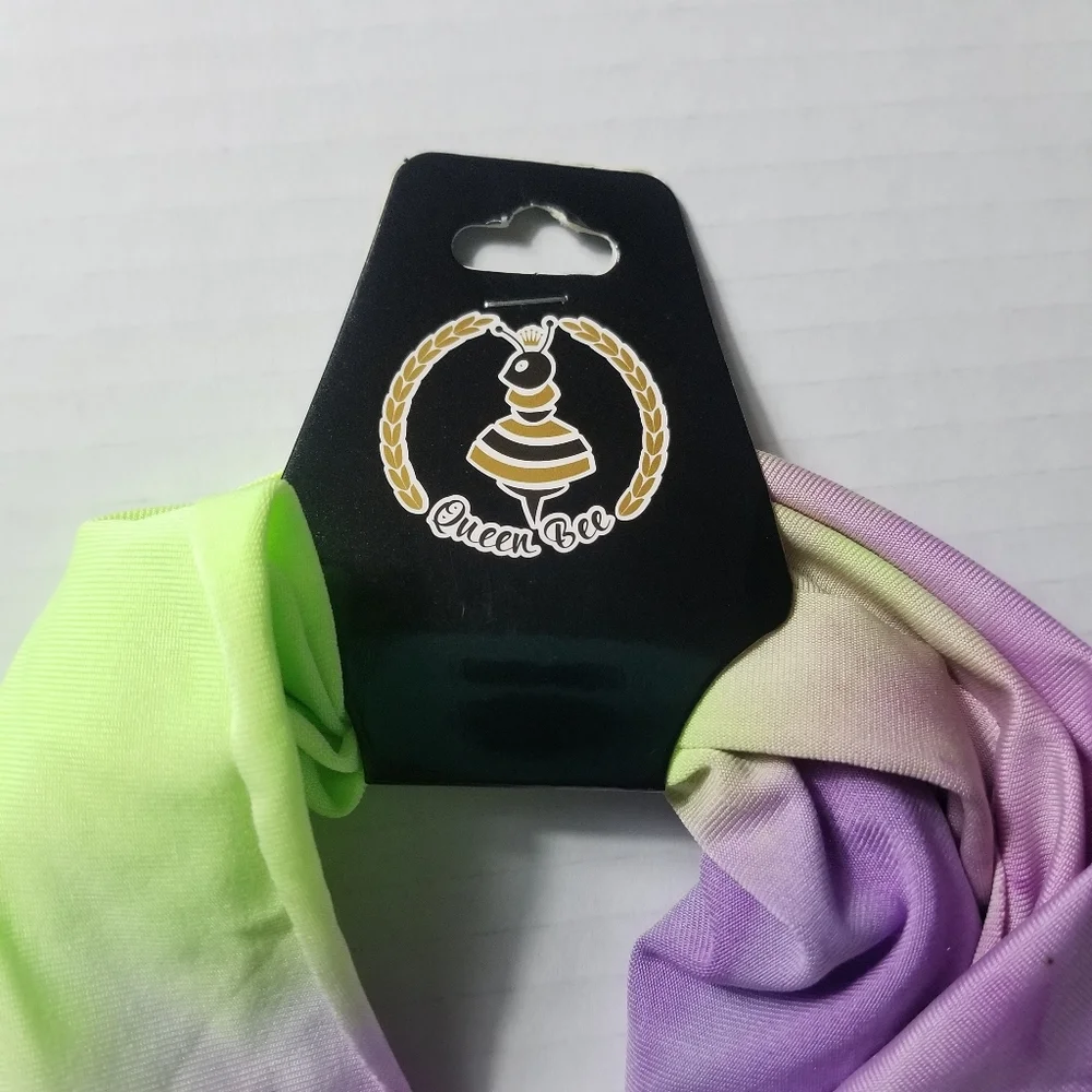 NWT QUEEN BEE TIE DYE MULTI USE SEALED BANDANA